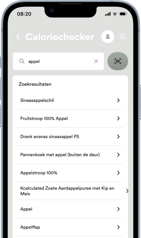 Caloriechecker app 1