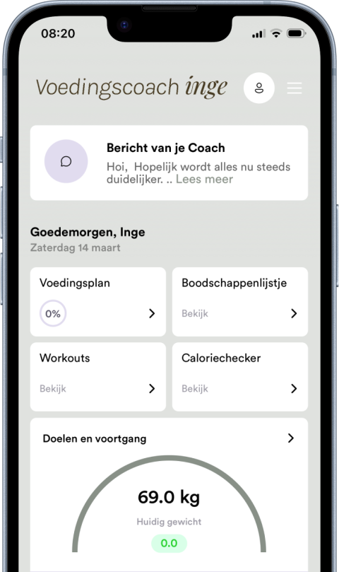 Voortgang tracken app